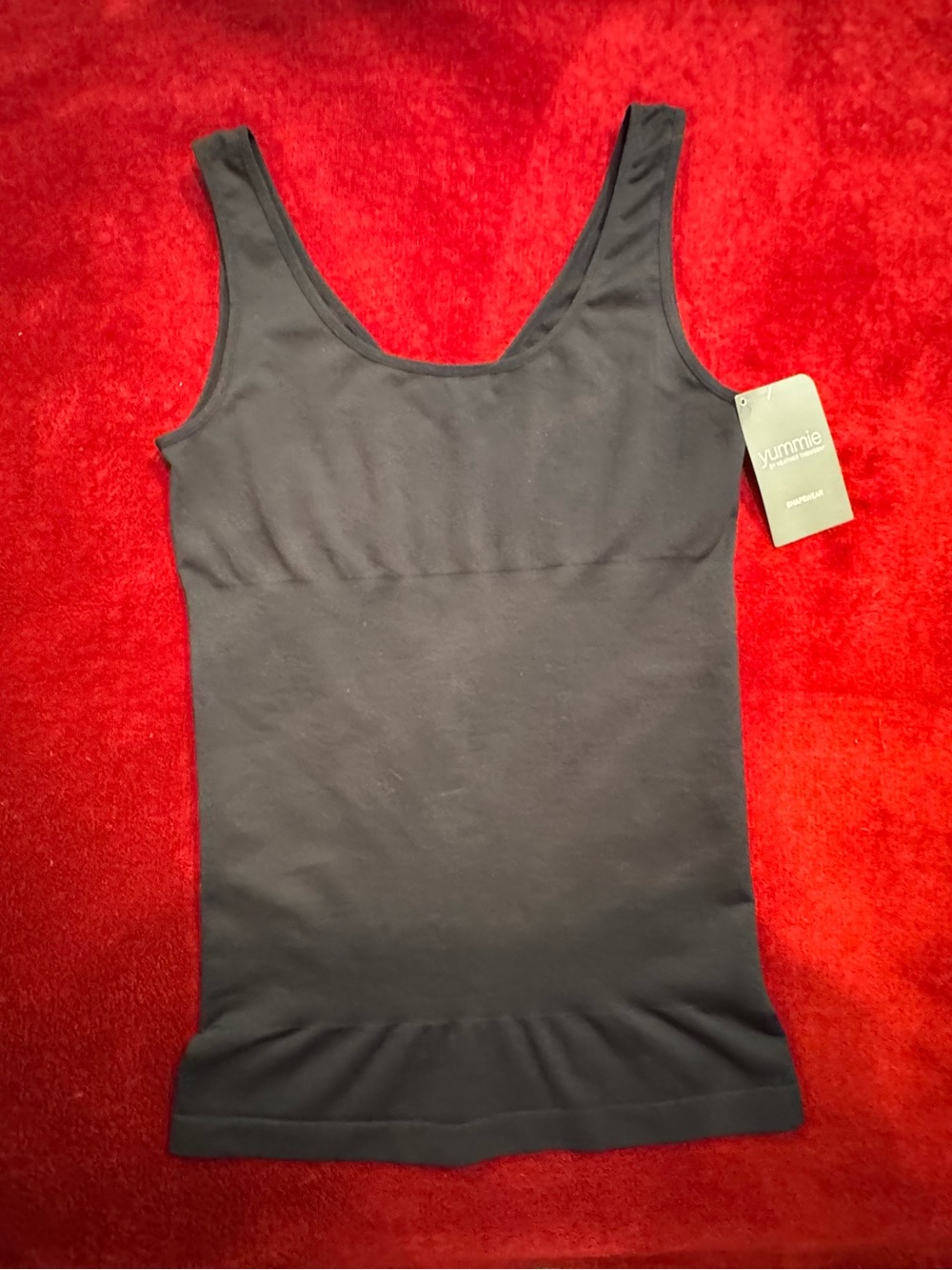 Yummie by Heather Thomson Black Scoop Tank